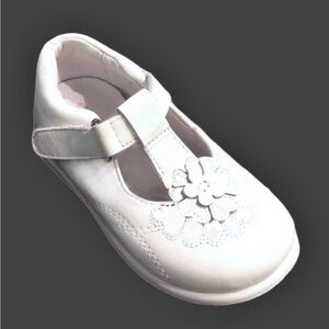Stride Rite Casandra White Leather Mary Janes Sz 6